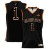 #1 Oklahoma State Cowboys GameDay Greats Youth Lightweight Basketball Jersey - Black - Front View