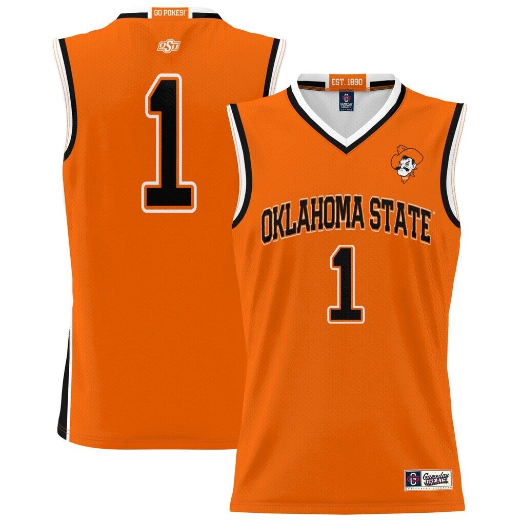 #1 Oklahoma State Cowboys GameDay Greats Unisex Lightweight Basketball Jersey