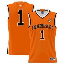 #1 Oklahoma State Cowboys GameDay Greats Unisex Lightweight Basketball Jersey - Orange - Front View