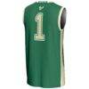 #1 South Florida Bulls GameDay Greats Youth Lightweight Basketball Jersey - Green - Detail View