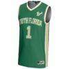#1 South Florida Bulls GameDay Greats Youth Lightweight Basketball Jersey - Green - Side View
