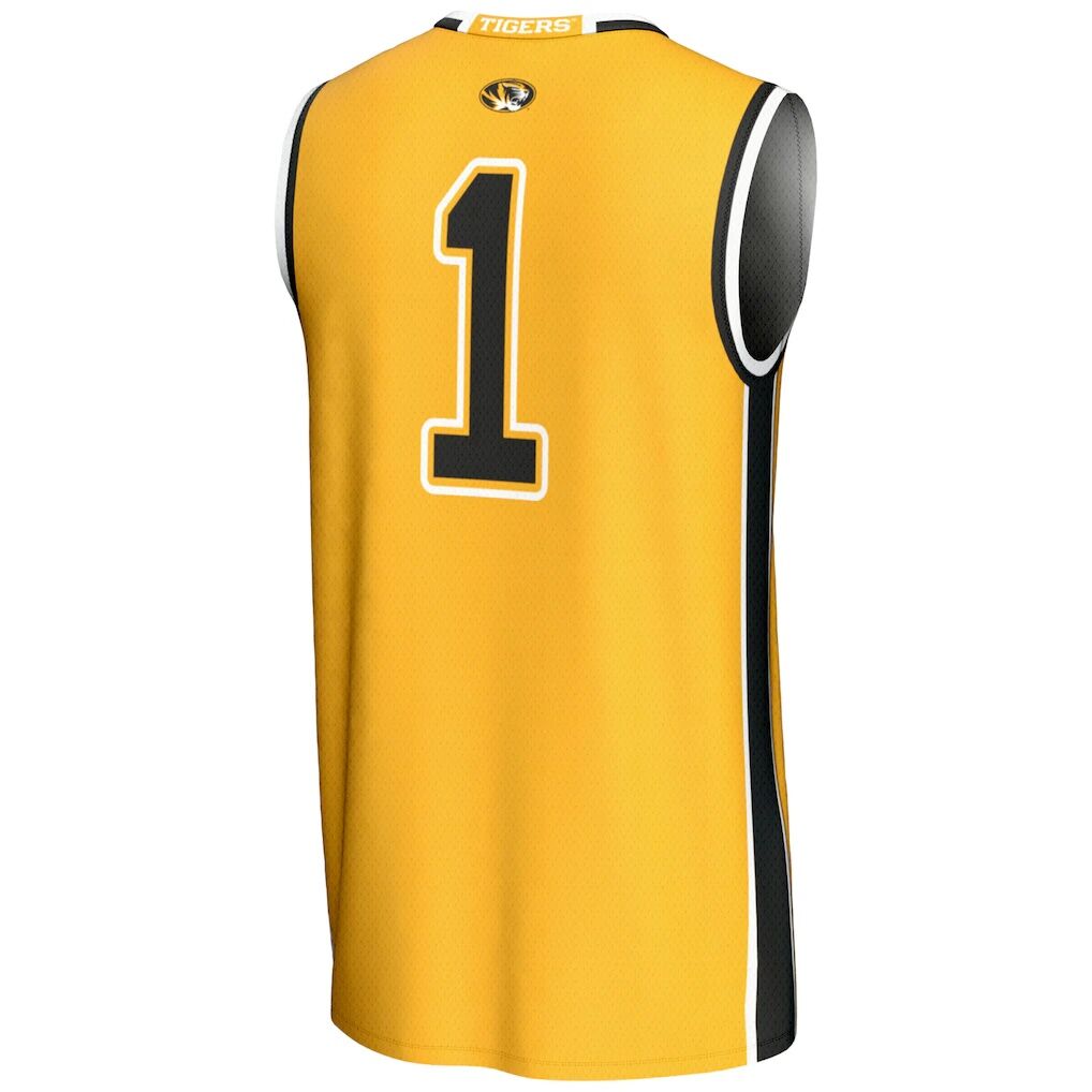 #1 Missouri Tigers GameDay Greats Youth Lightweight Basketball Jersey