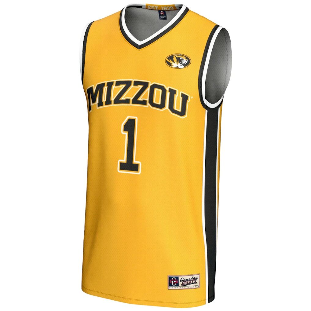 #1 Missouri Tigers GameDay Greats Youth Lightweight Basketball Jersey