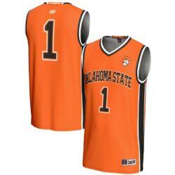 #1 Oklahoma State Cowboys GameDay Greats Youth Lightweight Basketball Jersey - Orange - Front View