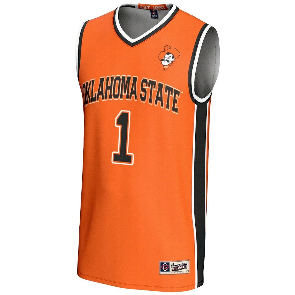 #1 Oklahoma State Cowboys GameDay Greats Youth Lightweight Basketball Jersey