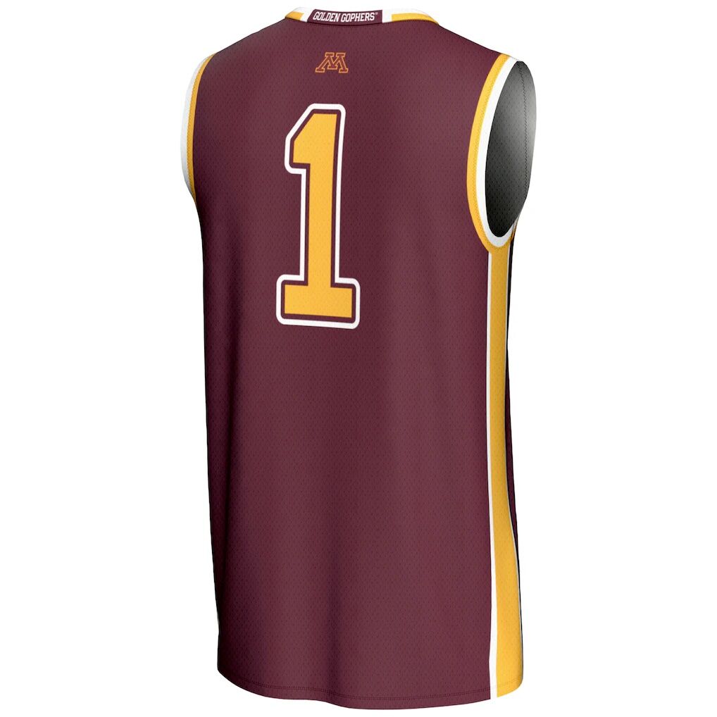 #1 Minnesota Golden Gophers GameDay Greats Youth Lightweight Basketball Jersey - Maroon