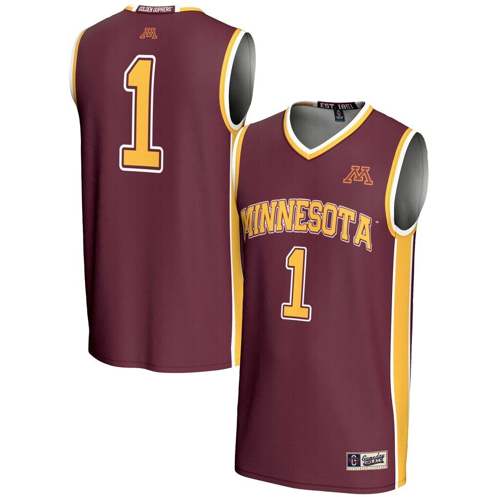 #1 Minnesota Golden Gophers GameDay Greats Youth Lightweight Basketball Jersey - Maroon