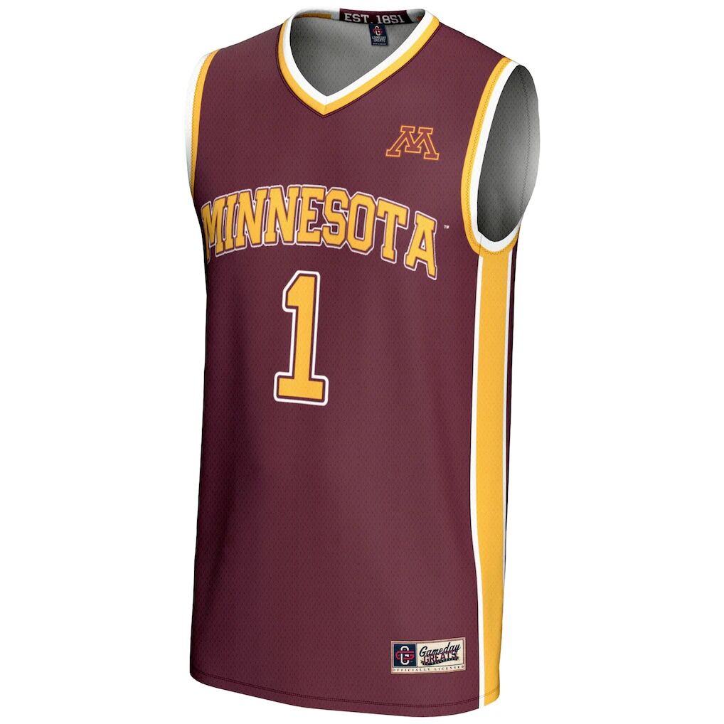 #1 Minnesota Golden Gophers GameDay Greats Youth Lightweight Basketball Jersey - Maroon