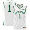 #1 South Florida Bulls GameDay Greats Unisex Lightweight Basketball Jersey - White - Front View