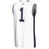 #1 New Hampshire Wildcats GameDay Greats Unisex Lightweight Basketball Jersey - White - Detail View