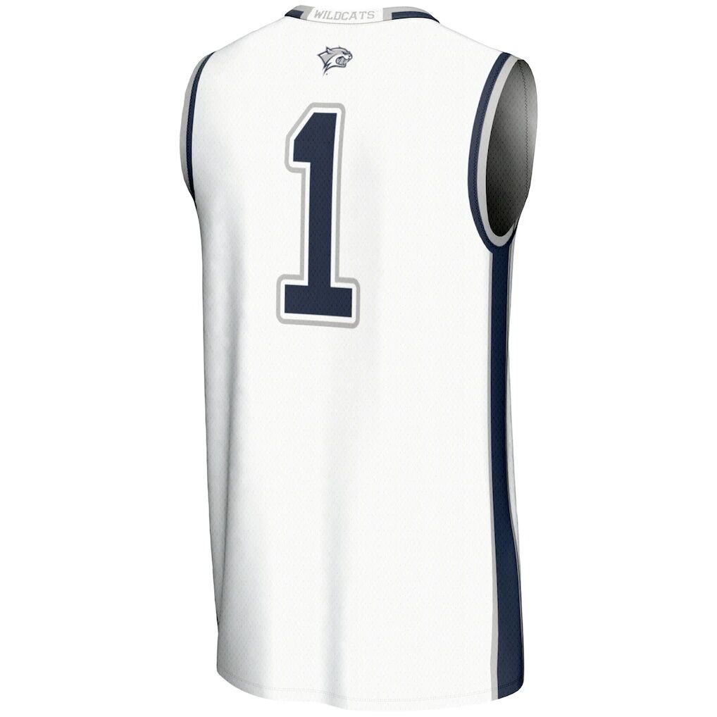 #1 New Hampshire Wildcats GameDay Greats Unisex Lightweight Basketball Jersey
