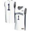 #1 New Hampshire Wildcats GameDay Greats Unisex Lightweight Basketball Jersey - White - Front View