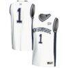 #1 New Hampshire Wildcats GameDay Greats Youth Lightweight Basketball Jersey - White - Front View