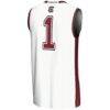 #1 South Carolina Gamecocks GameDay Greats Youth Lightweight Basketball Jersey - White - Detail View