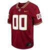Florida State Seminoles Nike Youth Custom Replica Football Game Jersey - Garnet - - Front View