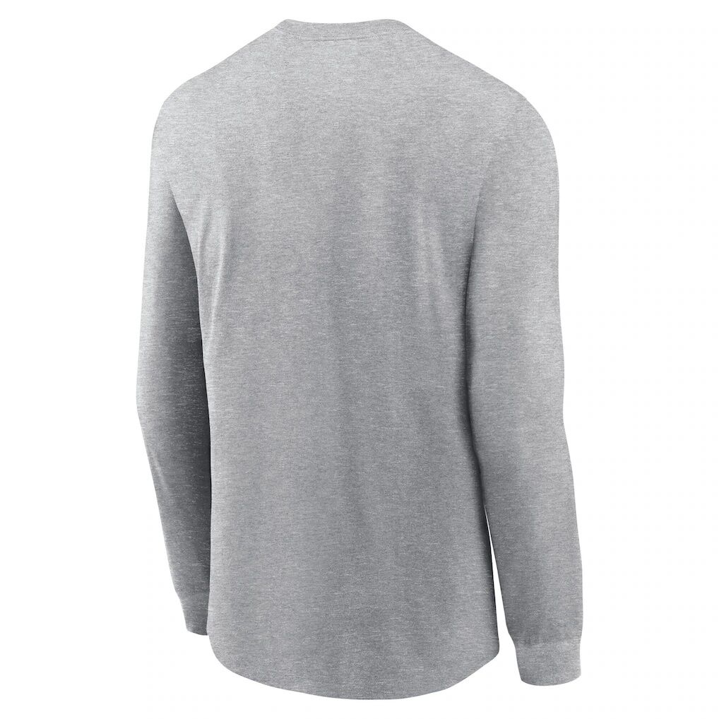 Iowa Hawkeyes Nike Alternate Logo Long Sleeve T-Shirt - Heather Gray