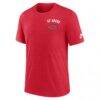 San Francisco 49ers Nike Rewind 2-Hit Tri-Blend T-Shirt - - Side View