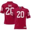 Billy Sims Oklahoma Sooners Heisman Football Jersey - Crimson - Front View