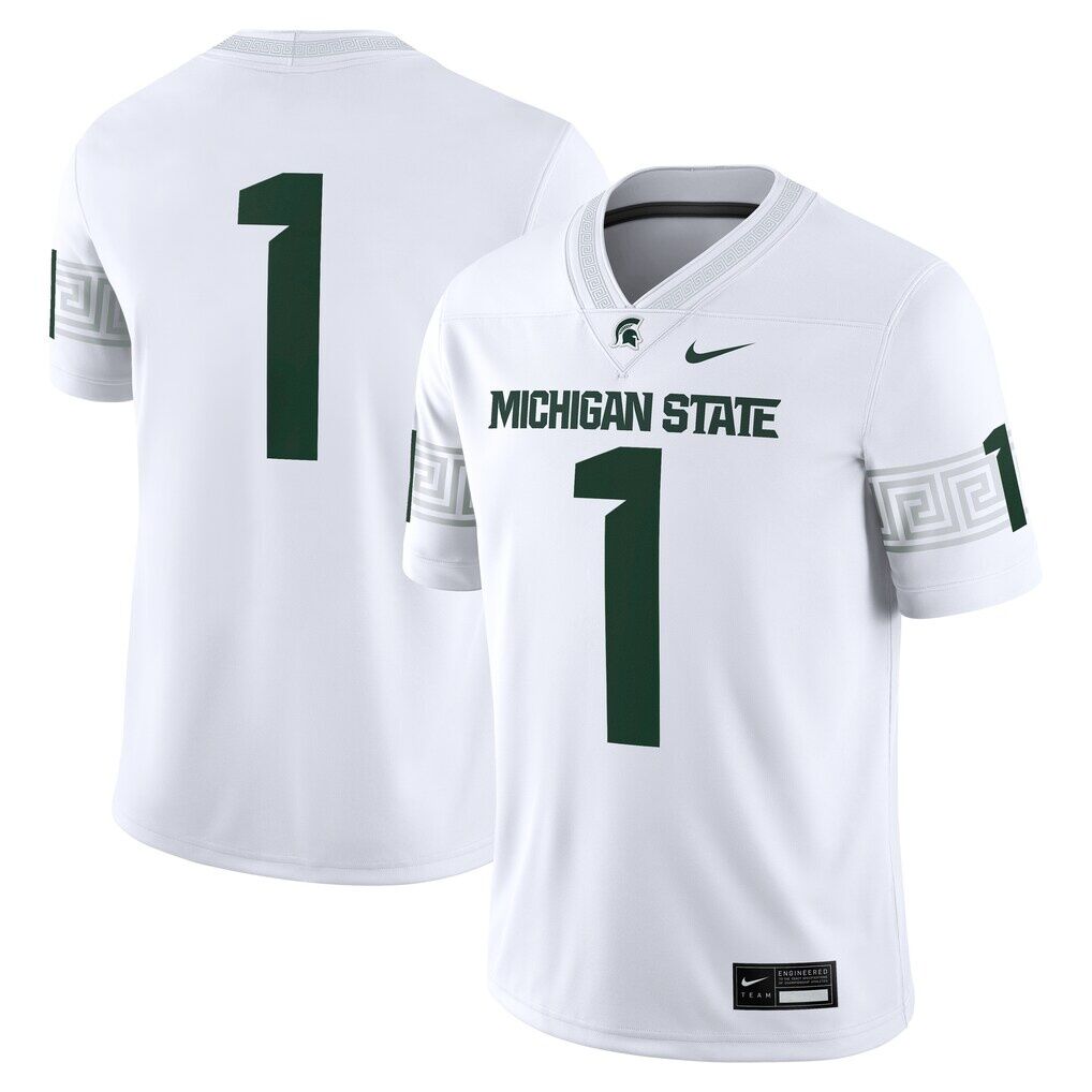 #1 Michigan State Spartans Nike Game Jersey