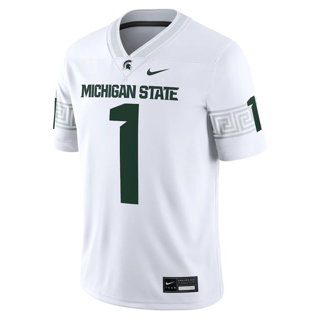 #1 Michigan State Spartans Nike Game Jersey