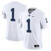 #1 Penn State Nittany Lions Nike Game Jersey - White - Front View