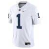 #1 Penn State Nittany Lions Nike Game Jersey - White - Side View