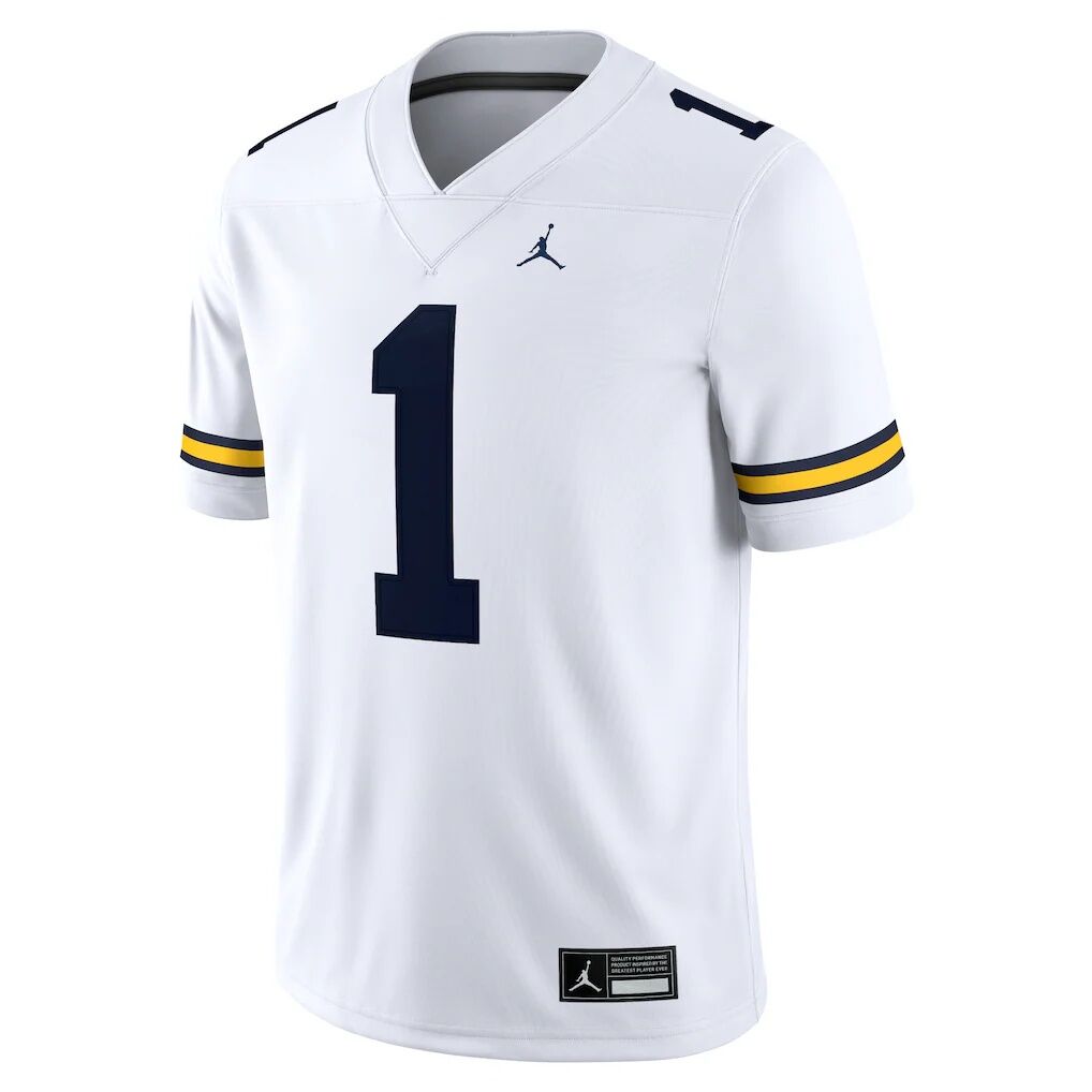 #1 Michigan Wolverines Jordan Brand Game Jersey