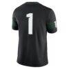 Michigan State Spartans Nike Alternate Game Jersey - Black - Detail View