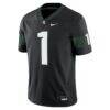 Michigan State Spartans Nike Alternate Game Jersey - Black - Side View