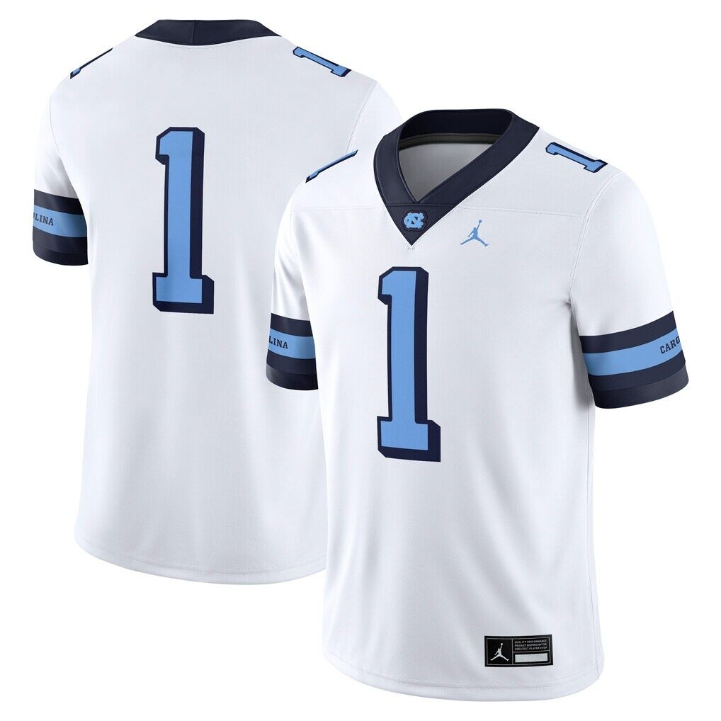 #1 North Carolina Tar Heels Jordan Brand Alternate Game Jersey