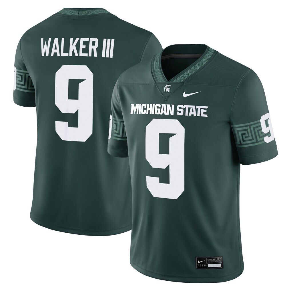 Kenneth Walker III Michigan State Spartans Nike Alumni Game Jersey