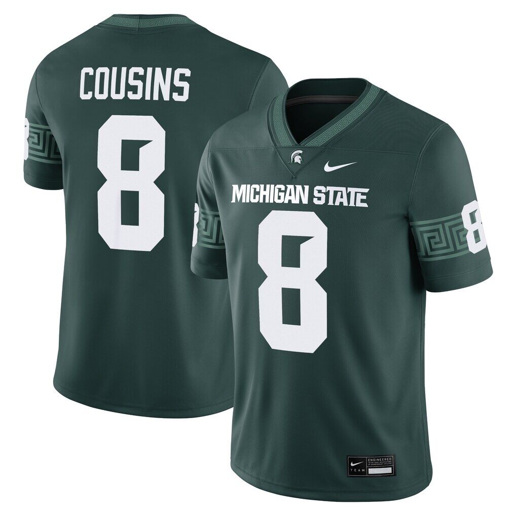 Kirk Cousins Michigan State Spartans Nike Alumni Game Jersey