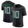 Justin Herbert Oregon Ducks Nike Alumni Game Jersey - Black - Front View