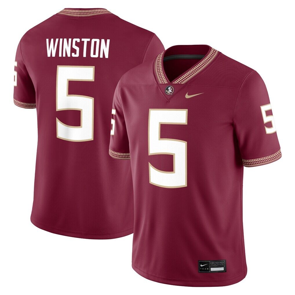 Jameis Winston Florida State Seminoles Nike Alumni Game Jersey - Garnet