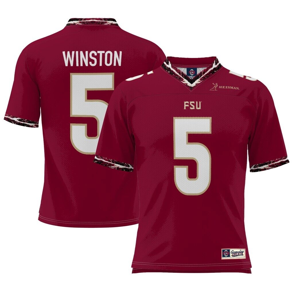 Jameis Winston Florida State Seminoles GameDay Greats Youth  Heisman Football Jersey - Garnet