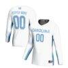 North Carolina Tar Heels GameDay Greats Unisex NIL Pick-A-Player Lightweight Women's Volleyball Jersey - White - Front View
