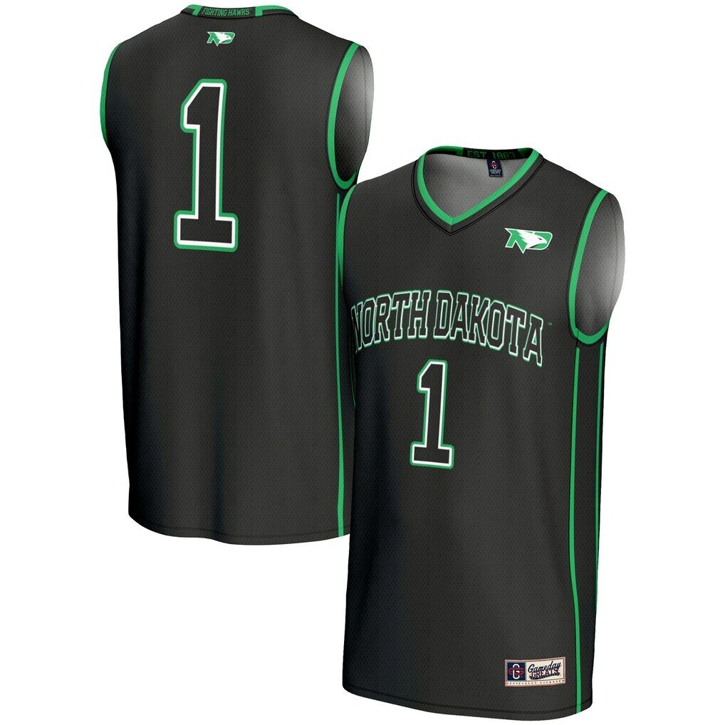 #1 North Dakota GameDay Greats Lightweight Basketball Fashion Jersey