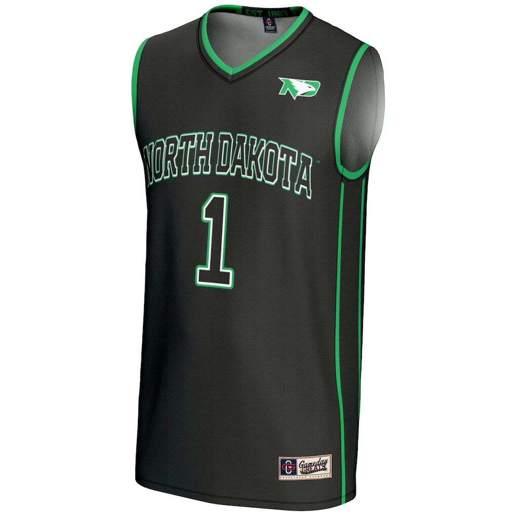 #1 North Dakota GameDay Greats Lightweight Basketball Fashion Jersey