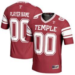 Temple Owls GameDay Greats NIL Pick-A-Player Football Jersey - Crimson - Front View