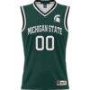 Michigan State Spartans GameDay Greats Youth NIL Pick-A-Player Lightweight Men's Basketball Jersey - Green - Side View
