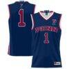 #1 Pennsylvania Quakers GameDay Greats Unisex Lightweight Basketball Jersey - Navy - Front View