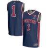#1 Pennsylvania Quakers GameDay Greats Youth Lightweight Basketball Jersey - Navy - Front View