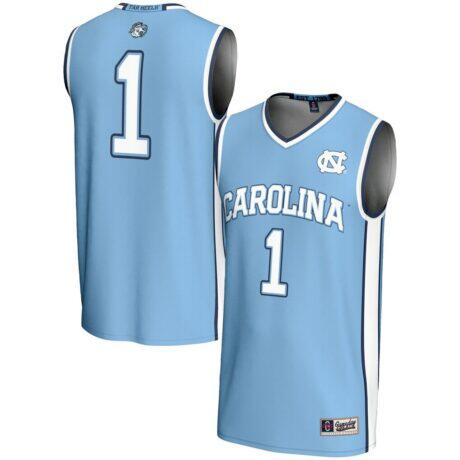 #1 North Carolina Tar Heels GameDay Greats Youth Lightweight Basketball Jersey - - Front View