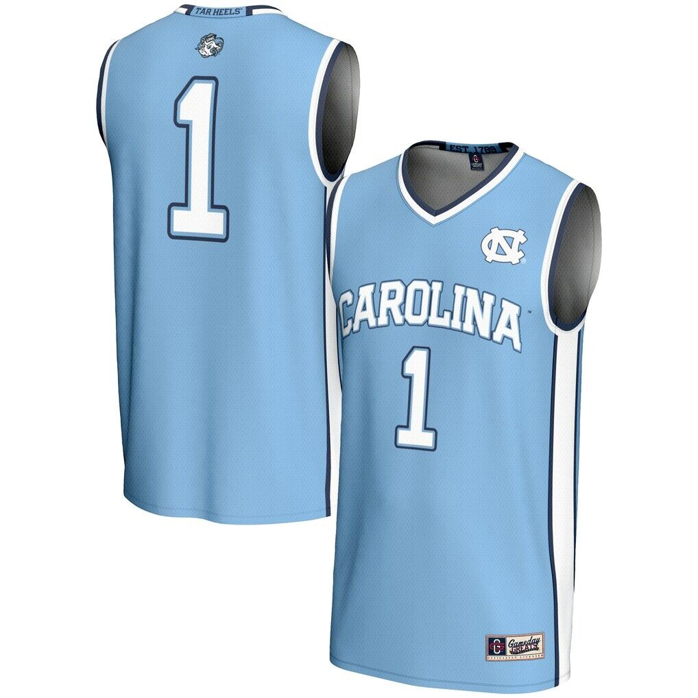 #1 North Carolina Tar Heels GameDay Greats Youth Lightweight Basketball Jersey - Carolina Blue