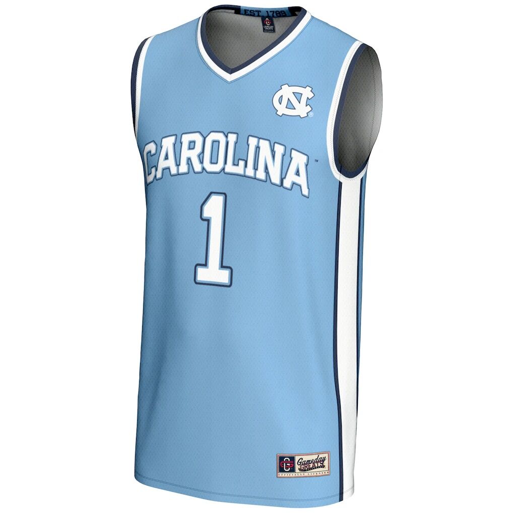 #1 North Carolina Tar Heels GameDay Greats Youth Lightweight Basketball Jersey - Carolina Blue