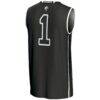 #1 Providence Friars GameDay Greats Youth Lightweight Basketball Jersey - Black - Detail View