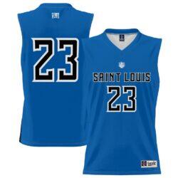 #23 Saint Louis Billikens GameDay Greats Youth Lightweight Basketball Jersey - Blue - Front View