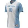 North Carolina Tar Heels GameDay Greats Youth NIL Pick-A-Player Lightweight Women's Soccer Jersey - White - Side View