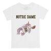 Notre Dame Fighting Irish Tiny Turnip Infant Unicorn T-Shirt - White - Side View