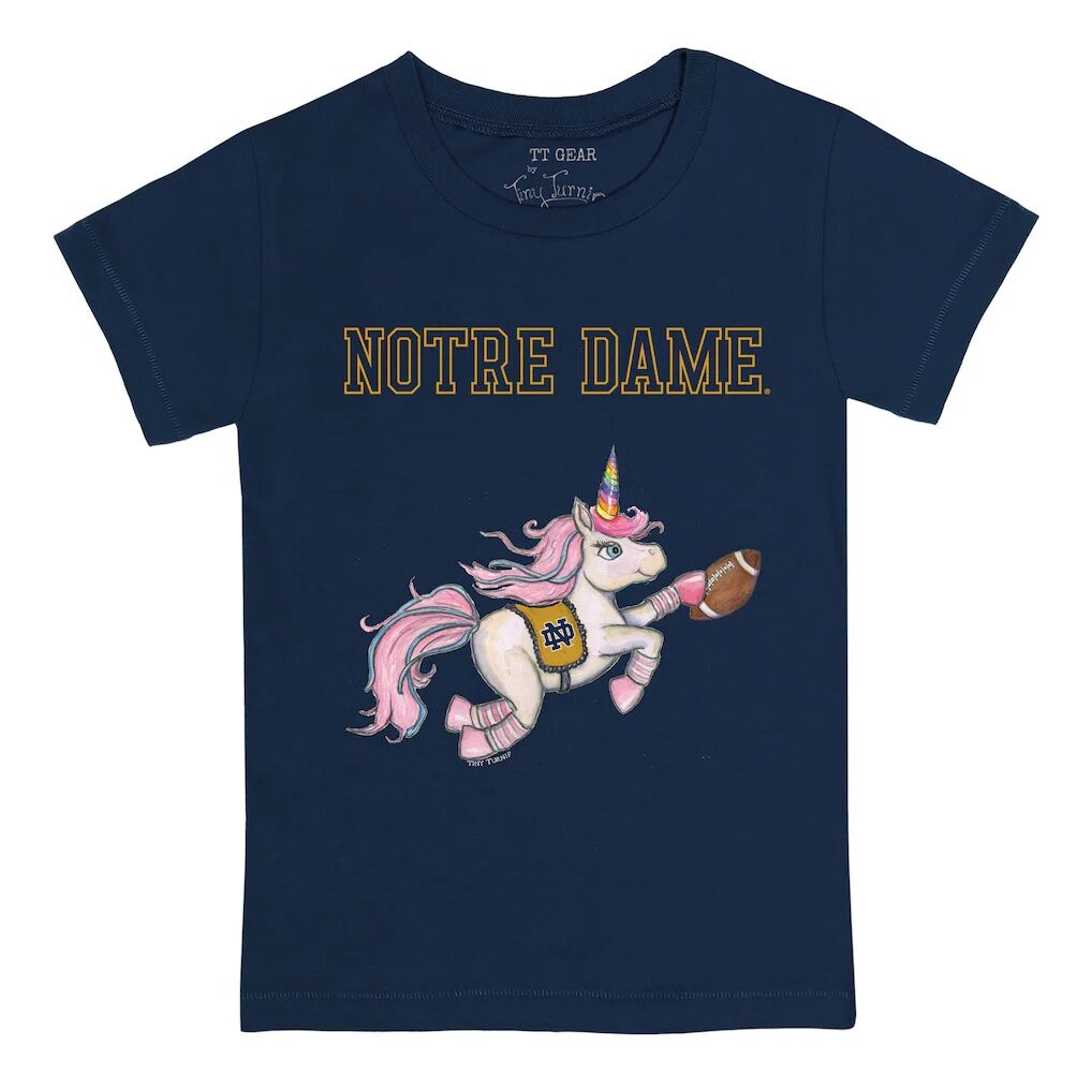 Notre Dame Fighting Irish Tiny Turnip Toddler Unicorn T-Shirt